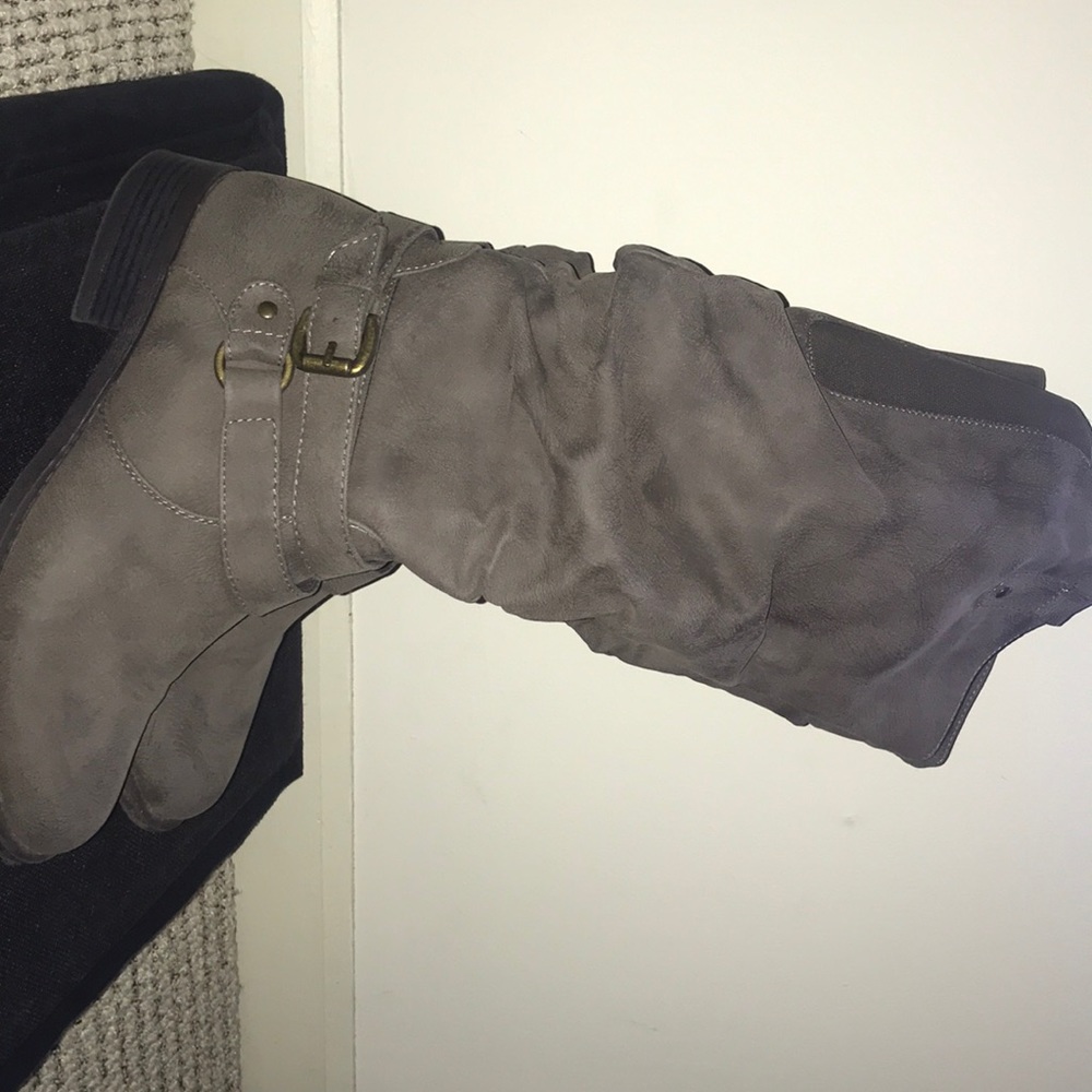Gray Boots